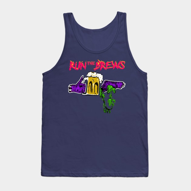 RUN the BREWS Tank Top by HopNationUSA